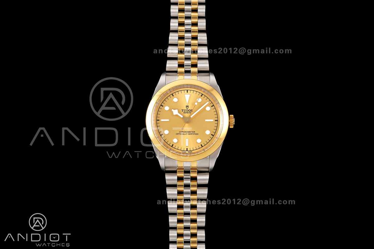 Black Bay One 41 SS/YG HTF 1:1 Best Edition YG Dial on SS/YG Bracelet A26J
